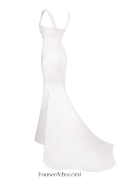 House of CB delphine ivory draped korsetti morsiuspuku - rajoitettu painos Z000Z1154 häät