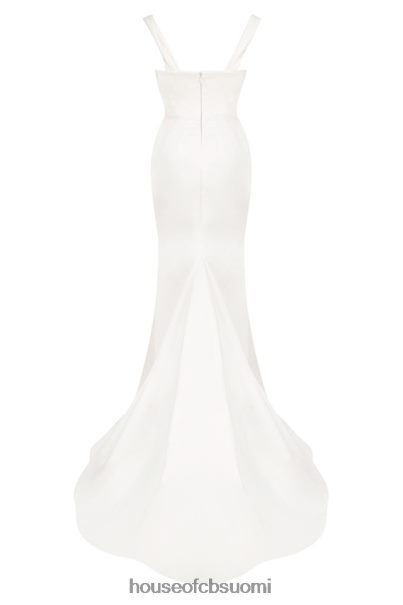 House of CB delphine ivory draped korsetti morsiuspuku - rajoitettu painos Z000Z1154 häät
