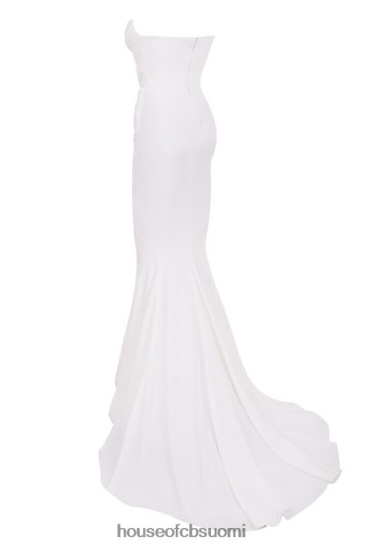 House of CB esmee ivory draped olkaimeton morsiuspuku - rajoitettu painos Z000Z1155 häät