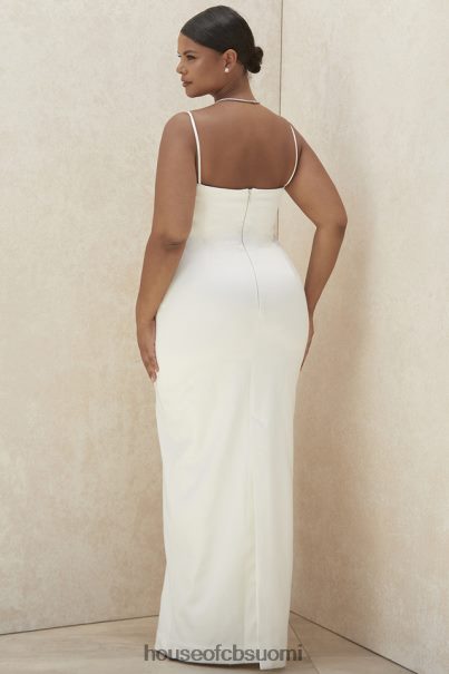 House of CB margaux norsunluun draped morsiuspuku - rajoitettu painos Z000Z1160 häät