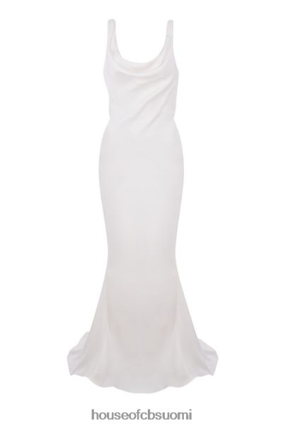 House of CB odette ivory draped morsiuspuku - rajoitettu painos Z000Z1162 häät