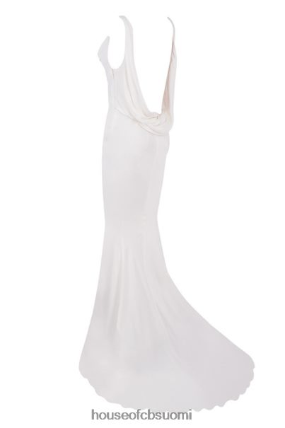House of CB odette ivory draped morsiuspuku - rajoitettu painos Z000Z1162 häät