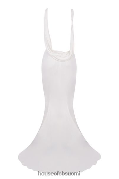 House of CB odette ivory draped morsiuspuku - rajoitettu painos Z000Z1162 häät