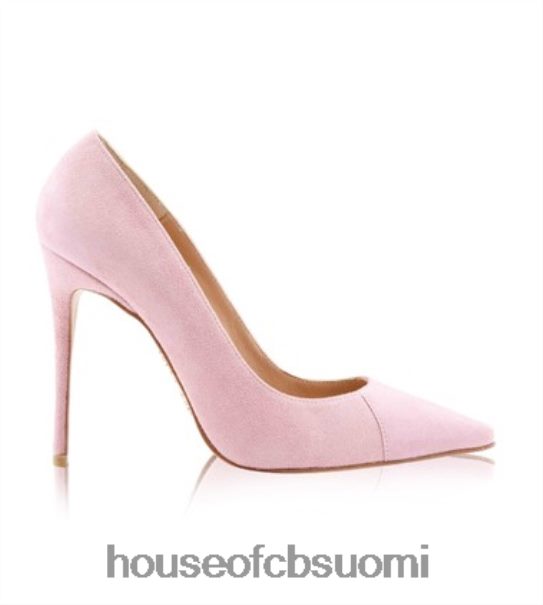 House of CB paris 5' vaaleanpunaiset mokkanahkaiset teräväkärkiset korkokengät Z000Z1129 kenkiä