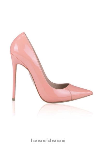 House of CB paris baby pink kiiltonahkainen teräväkärkiset korkokengät Z000Z1131 kenkiä