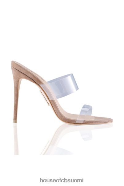 House of CB lucent kirkas hihna beige mokkanahka muulit Z000Z1116 kenkiä