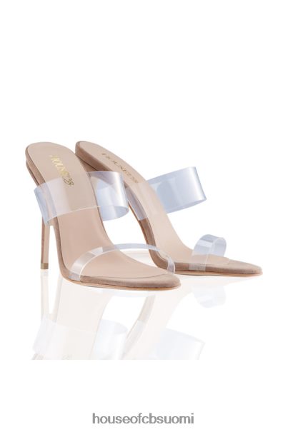 House of CB lucent kirkas hihna beige mokkanahka muulit Z000Z1116 kenkiä