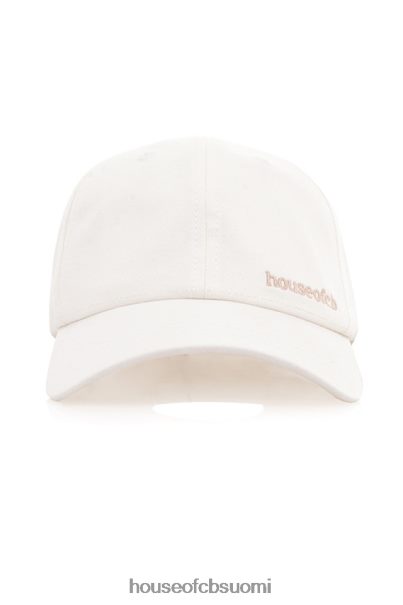 House of CB devon luonnonvalkoinen soljellinen baseball-lippis Z000Z1062 Lisätarvikkeet