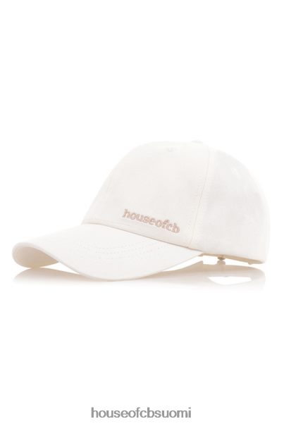 House of CB devon luonnonvalkoinen soljellinen baseball-lippis Z000Z1062 Lisätarvikkeet