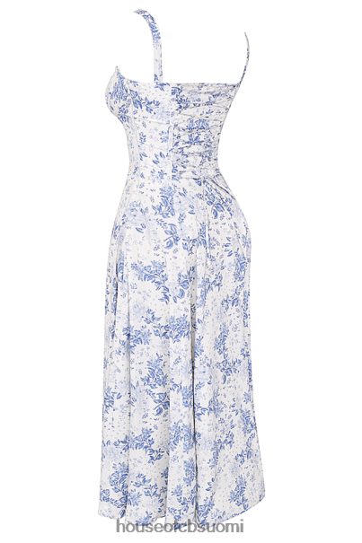 House of CB carmen blue print bustier sundress Z000Z260 vaatetus