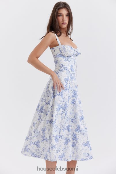 House of CB carmen blue print bustier sundress Z000Z260 vaatetus
