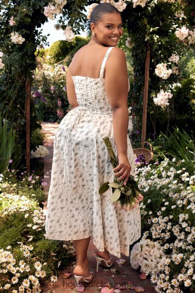 House of CB carmen garden print bustier sundress Z000Z438 vaatetus