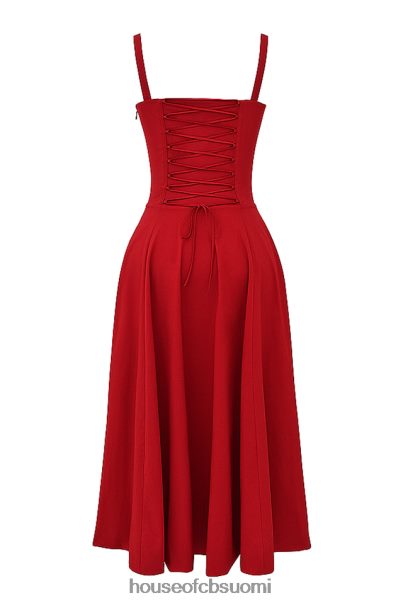 House of CB carmen red rose bustier sundress Z000Z292 vaatetus