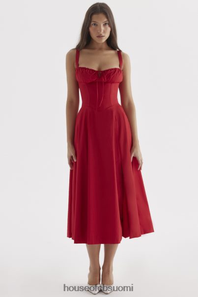 House of CB carmen red rose bustier sundress Z000Z292 vaatetus
