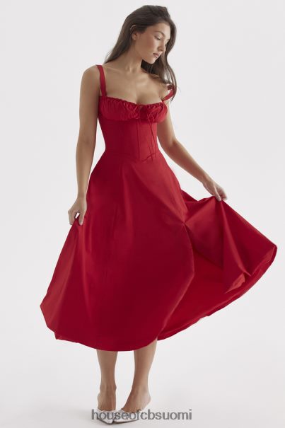 House of CB carmen red rose bustier sundress Z000Z292 vaatetus