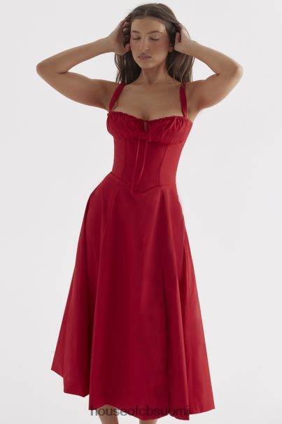 House of CB carmen red rose bustier sundress Z000Z292 vaatetus