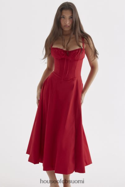 House of CB carmen red rose bustier sundress Z000Z292 vaatetus