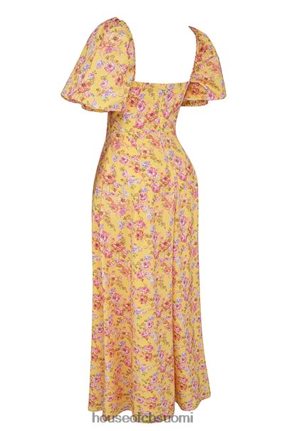 House of CB felizia butter print puff sleeve sundress Z000Z247 vaatetus