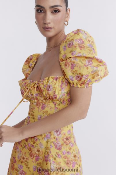 House of CB felizia butter print puff sleeve sundress Z000Z247 vaatetus