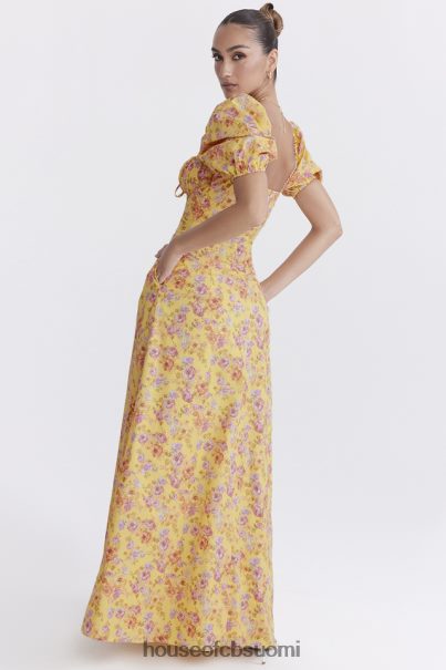 House of CB felizia butter print puff sleeve sundress Z000Z247 vaatetus
