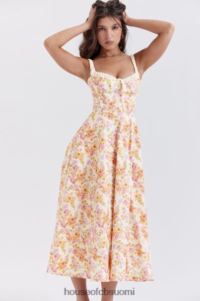 House of CB sabrina ivory print bustier sundress Z000Z255 vaatetus