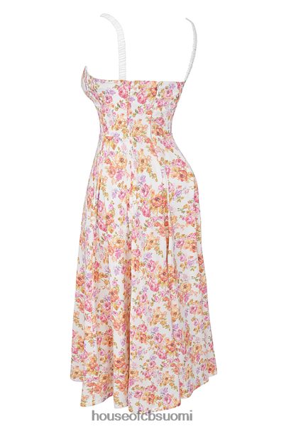House of CB sabrina ivory print bustier sundress Z000Z255 vaatetus