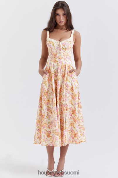 House of CB sabrina ivory print bustier sundress Z000Z255 vaatetus