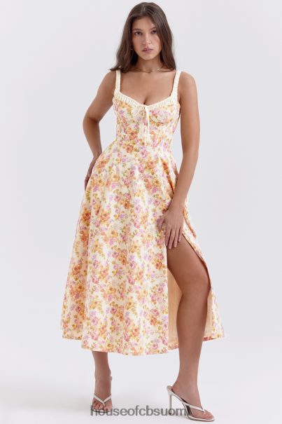 House of CB sabrina ivory print bustier sundress Z000Z255 vaatetus