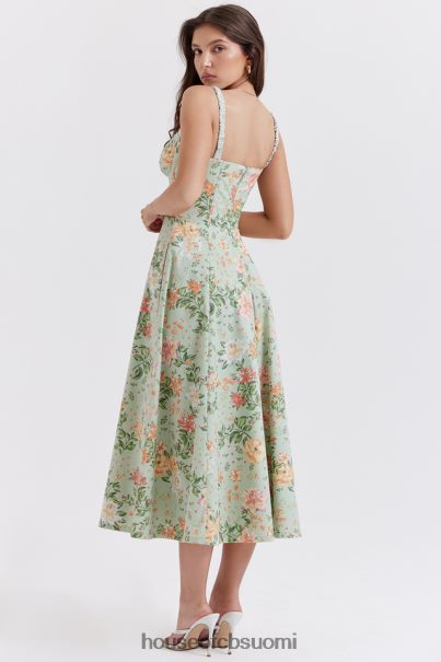 House of CB sabrina light jade print bustier sundress Z000Z249 vaatetus