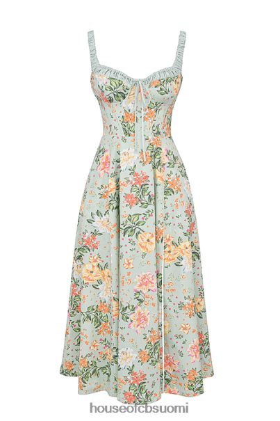 House of CB sabrina light jade print bustier sundress Z000Z249 vaatetus