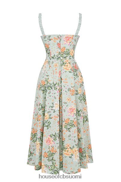 House of CB sabrina light jade print bustier sundress Z000Z249 vaatetus