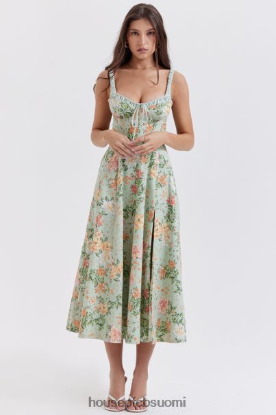 House of CB sabrina light jade print bustier sundress Z000Z249 vaatetus