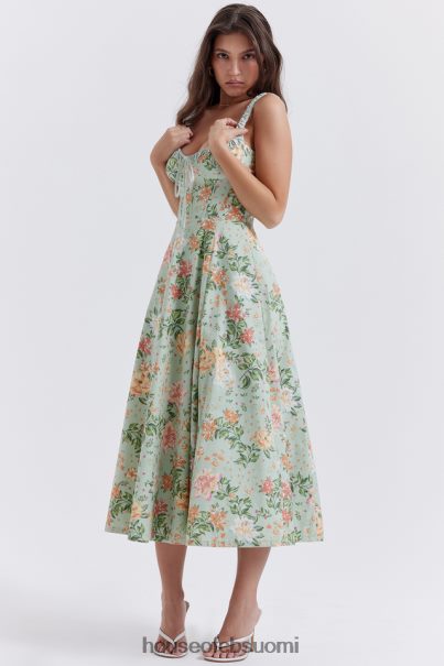 House of CB sabrina light jade print bustier sundress Z000Z249 vaatetus