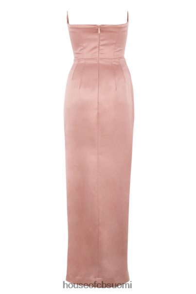 House of CB adrienne blush satiini olkaimeton mekko Z000Z629 vaatetus