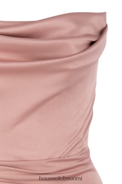 House of CB adrienne blush satiini olkaimeton mekko Z000Z629 vaatetus