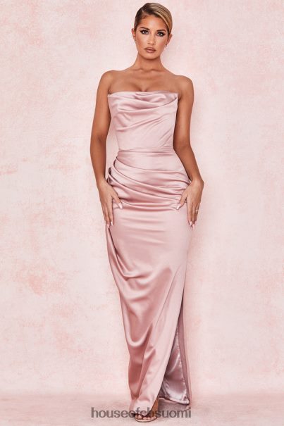 House of CB adrienne blush satiini olkaimeton mekko Z000Z629 vaatetus