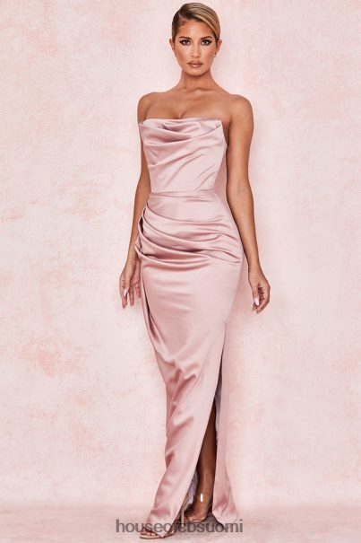 House of CB adrienne blush satiini olkaimeton mekko Z000Z629 vaatetus