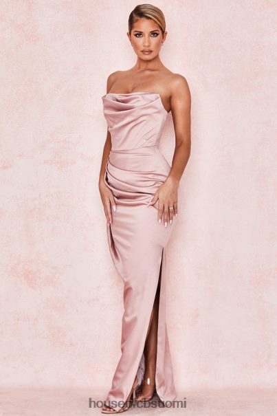 House of CB adrienne blush satiini olkaimeton mekko Z000Z629 vaatetus