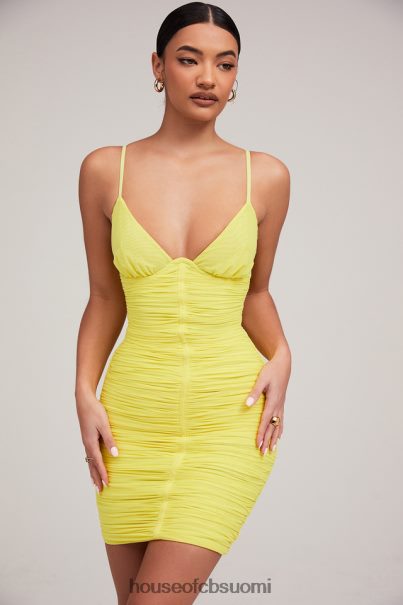 House of CB rakastajatar rocks spotlight lemon plunge mesh mekko Z000Z578 vaatetus