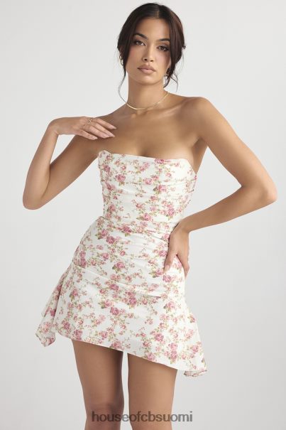 House of CB Jasmine ruusukuvioinen draped korsettimekko Z000Z439 vaatetus