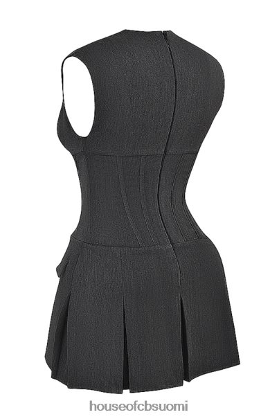 House of CB eleanor charcoal laskostettu korsettimekko Z000Z160 vaatetus