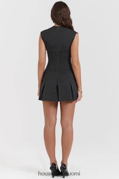 House of CB eleanor charcoal laskostettu korsettimekko Z000Z160 vaatetus