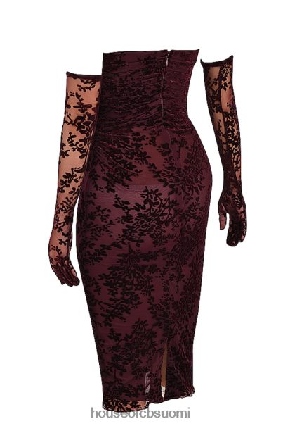 House of CB isadora black cherry devore korsettimekko Z000Z351 vaatetus