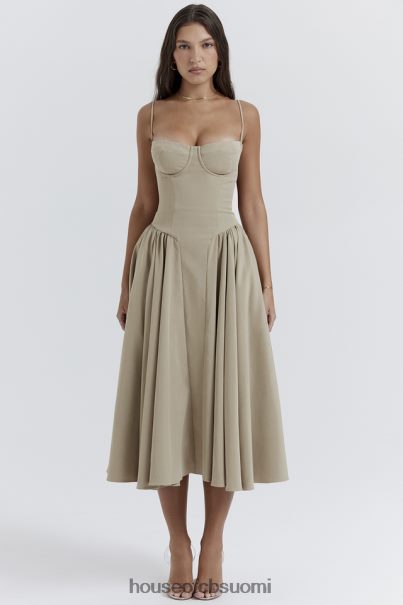 House of CB samaria taupe korsetti aurinkomekko Z000Z217 vaatetus