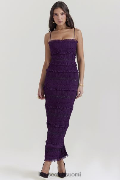 House of CB solana grape sequin laskos korsetti mekko Z000Z121 vaatetus