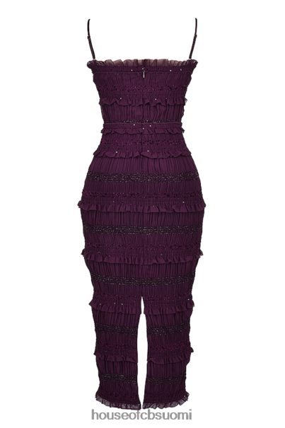 House of CB solana grape sequin laskos korsetti mekko Z000Z121 vaatetus