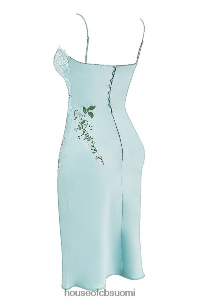 House of CB fallon light jade brodeerattu liukumekko Z000Z240 vaatetus