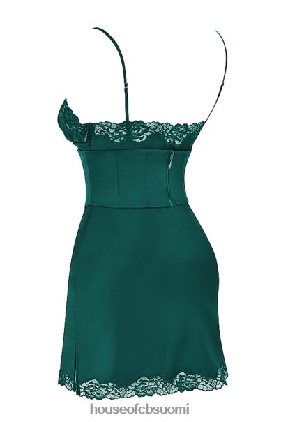 House of CB soraya forest satiininen slip mekko Z000Z336 vaatetus