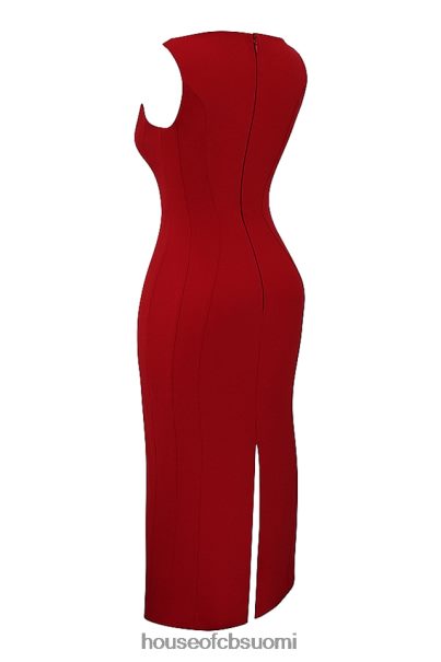 House of CB cece red rose plunge maxi mekko Z000Z303 vaatetus