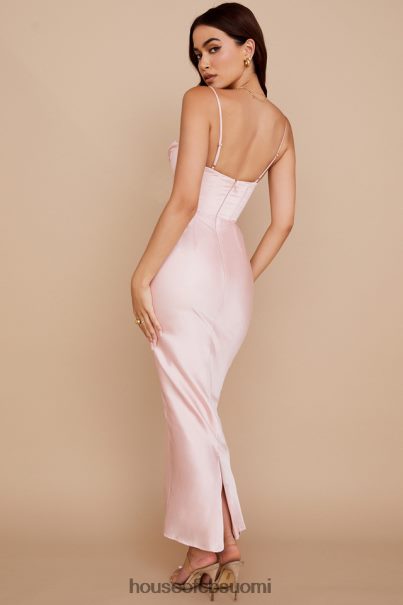 House of CB charmaine blush pink korsetti maxi mekko Z000Z536 vaatetus